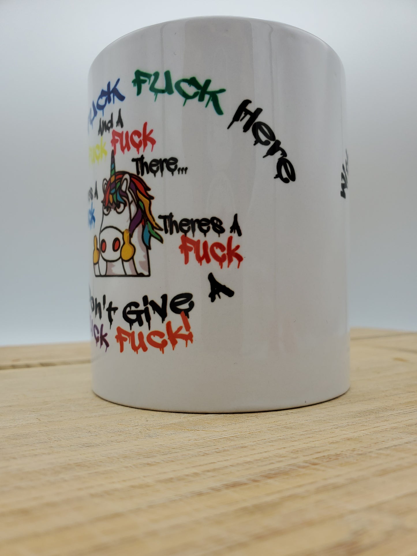 Adult Only!!! F*ck You Unicorn Coffee Mug, Can Be Personalized with Name