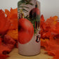 Merry and Bright Christmas 16 Ounce Insulated Skinny Tumbler with Metal Straw & Personalization Option