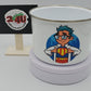 Custom Printed Enamel Bowl with Plastic Lid