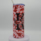 Swirl Design #2 Monogram 20 Ounce Stainless Steel Tumbler