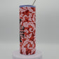 Swirl Design #2 Monogram 20 Ounce Stainless Steel Tumbler