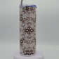 Swirl Design #4 Monogram 20 Ounce Stainless Steel Tumbler