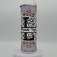 Swirl Design #4 Monogram 20 Ounce Stainless Steel Tumbler