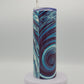 Swirl Design #5 Monogram 20 Ounce Stainless Steel Tumbler