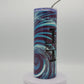 Swirl Design #5 Monogram 20 Ounce Stainless Steel Tumbler