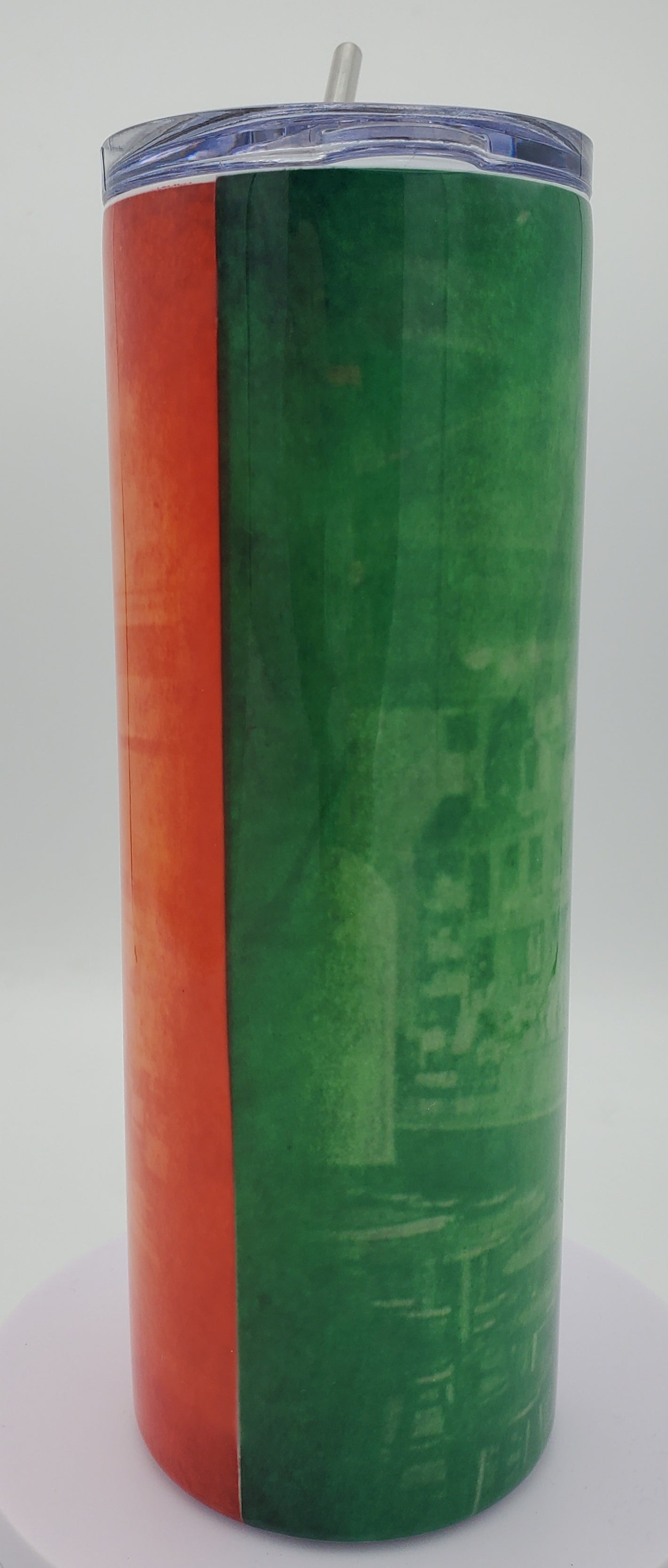 Personalized 2021 St. Patrick's Day Mickey Byrne's 20 Ounce Stainless Steel Logo Tumbler with Lid and Metal Straw