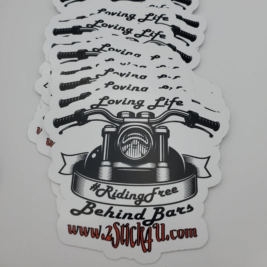 200 Custom Stickers - Up to 9 Square Inches Total - Includes Shipping