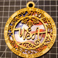 #58 Money Puff Christmas Ornament Backing Sticker - Supply for Making Custom Ornaments