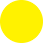 #21 Pure Yellow Christmas Ornament Backing Sticker