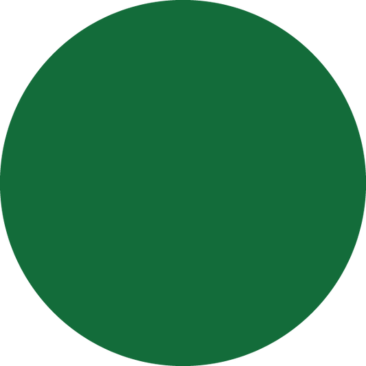 #23 Dark Spring Green Christmas Ornament Backing Sticker