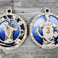 #HC6 Stadium Lights Christmas Ornament Backing Sticker