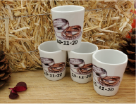 2 Ounce Ceramic Shot Glass