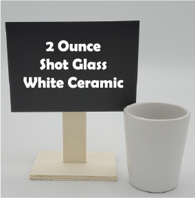 2 Ounce Ceramic Shot Glass