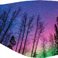 The Northern Lights - Aurora Borealis Face Cover, Reusable, Washable, 2 Layer Pocket with Carbon Filter and Ear Clips. Can Be Personalized