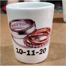 2 Ounce Ceramic Shot Glass