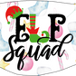 Elf Squad Pastel Face Cover - Custom With Your Name, 2 layer pocket mask with filter, adjustable ear clip, personalized & washable, reusable