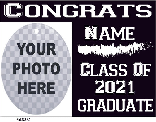 Yard Sign - 24x18 Graduation Yard Sign - Personalized