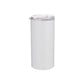 Merry and Bright Christmas 16 Ounce Insulated Skinny Tumbler with Metal Straw & Personalization Option