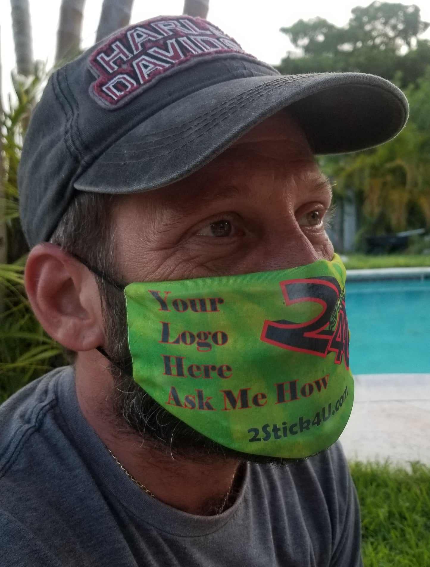 American Baseball Face Mask, Custom With Your Name, 2 layer pocket mask with filter, adjustable ear clip, personalized & washable, reusable