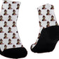 Wine Now Custom Socks, Can be personalized and created for you, customized socks perfect as a holiday gift or birthday gift. Athletic Crew