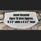 Personalized Women&#39;s You Are the Storm Face Mask with Your Name. A Pocket mask that INCLUDES a free filter and adjustable ear clips