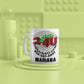 School Bus Driver Coffee Mug, Personalized with your name or Googly Eyes, Same Image on Both Side, Choose Your font & Font Color, Your Name