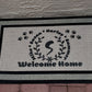Custom Door Mat - Welcome Home - Monogram - Can be personalized and made custom - Full color printing available - Font Choice