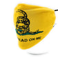 Don&#39;t tread On Me Mask, Can Be Custom With Your Name, 2 layer pocket mask with filter, adjustable ear clip, personalized, washable, reusable